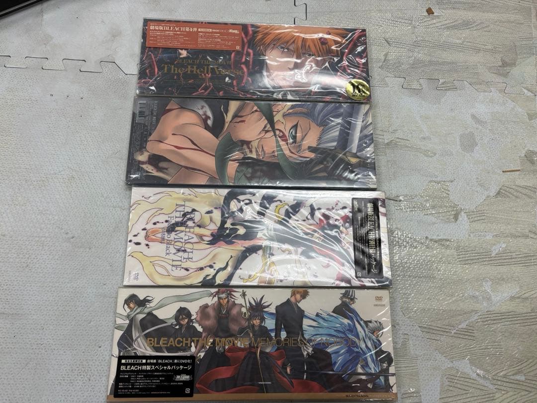 劇場版 BLEACH DVD 完全生産限定版 4本セット クリアカバー未開封