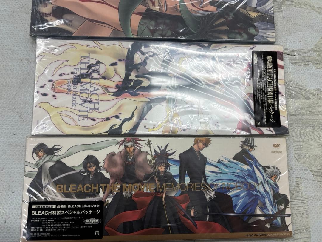 劇場版 BLEACH DVD 完全生産限定版 4本セット クリアカバー未開封