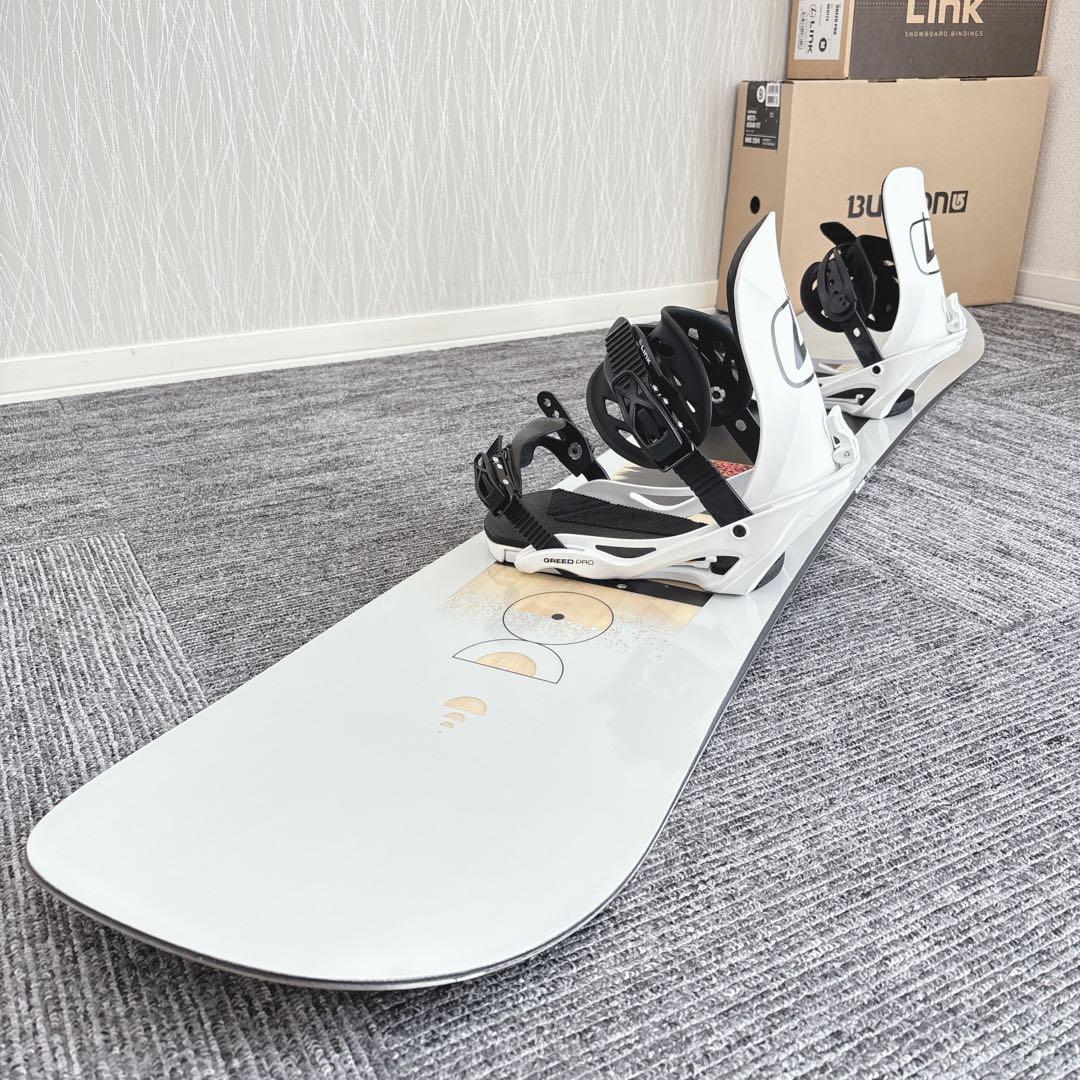 58超美品❗️超豪華❗️サロモン メンズスノーボードセット★スノボ156cm+ビン付