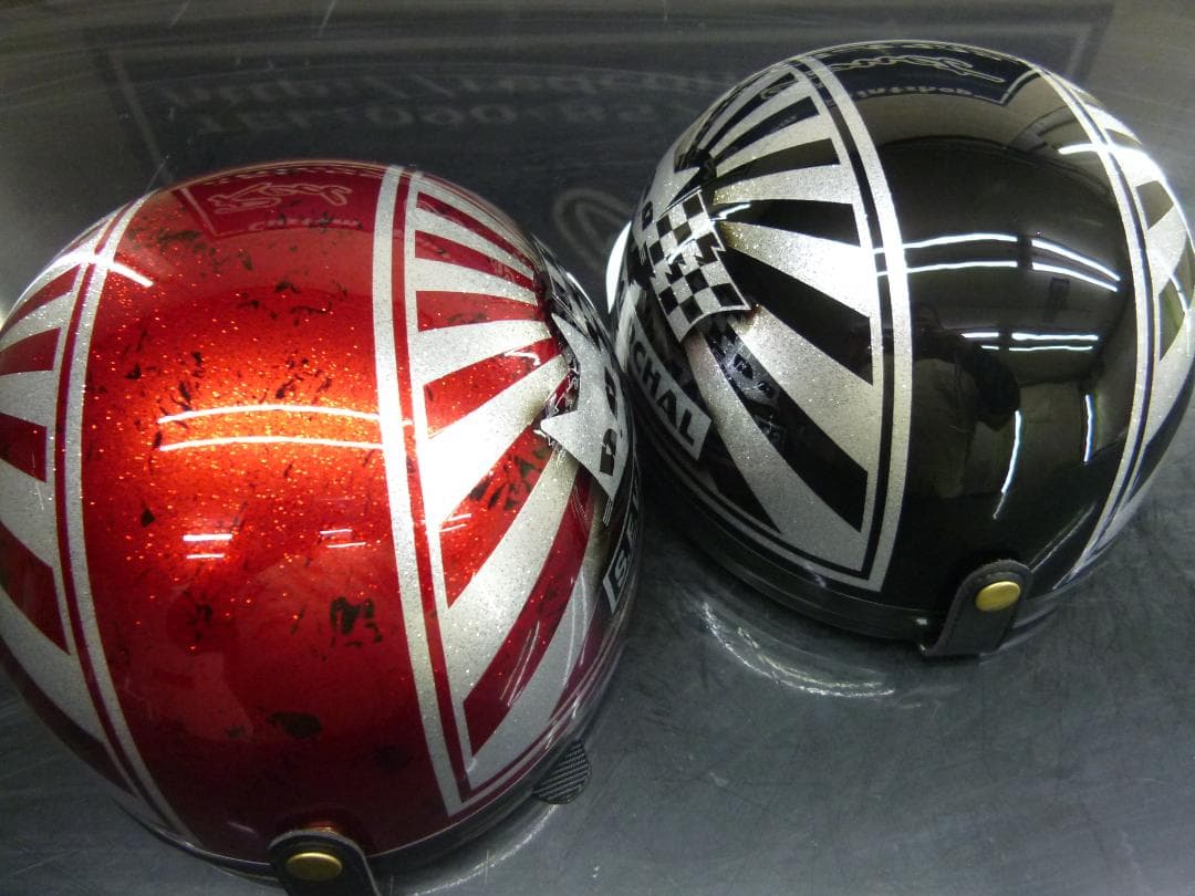 2個セット‼送料込！カスタムコルク半　マーシャル日章