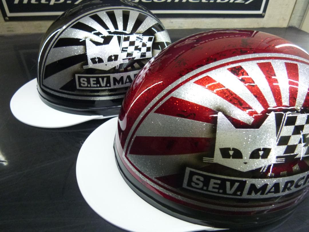 2個セット‼送料込！カスタムコルク半　マーシャル日章