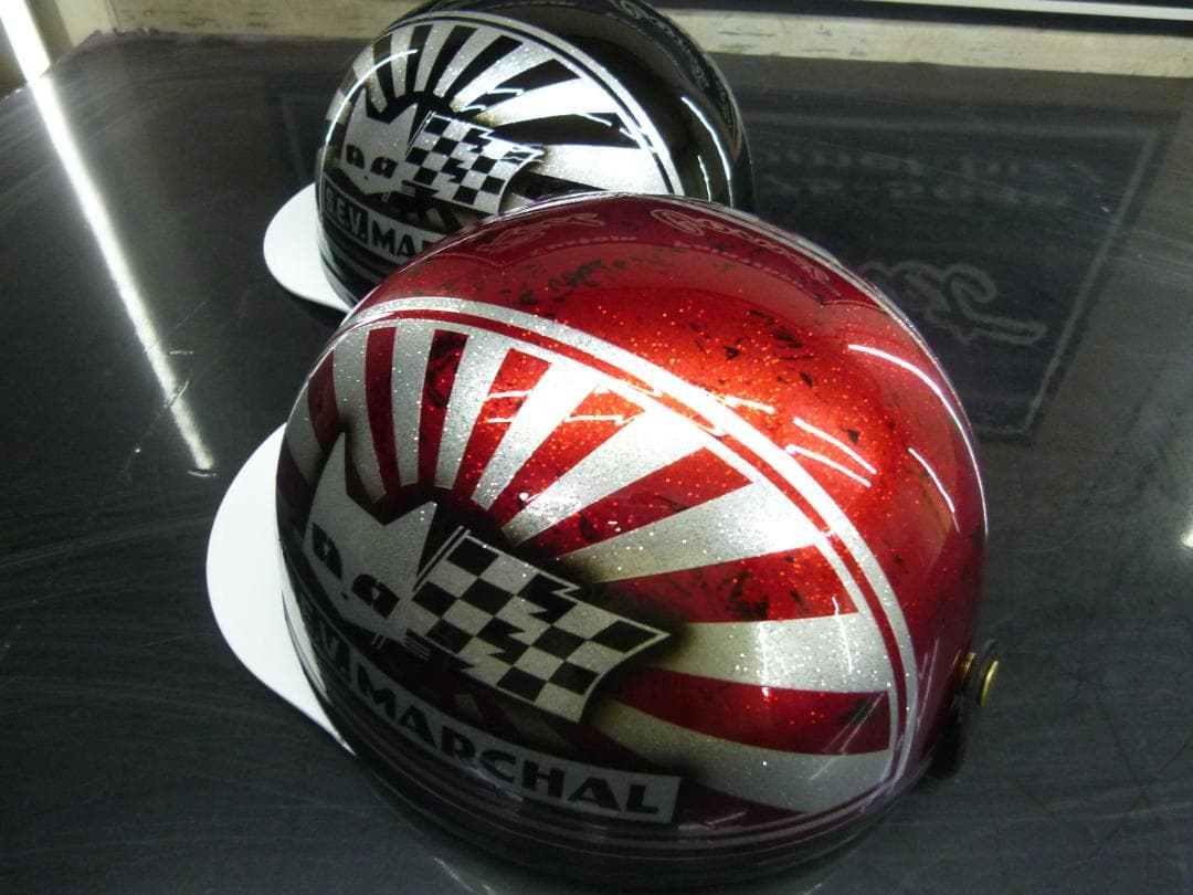 2個セット‼送料込！カスタムコルク半　マーシャル日章