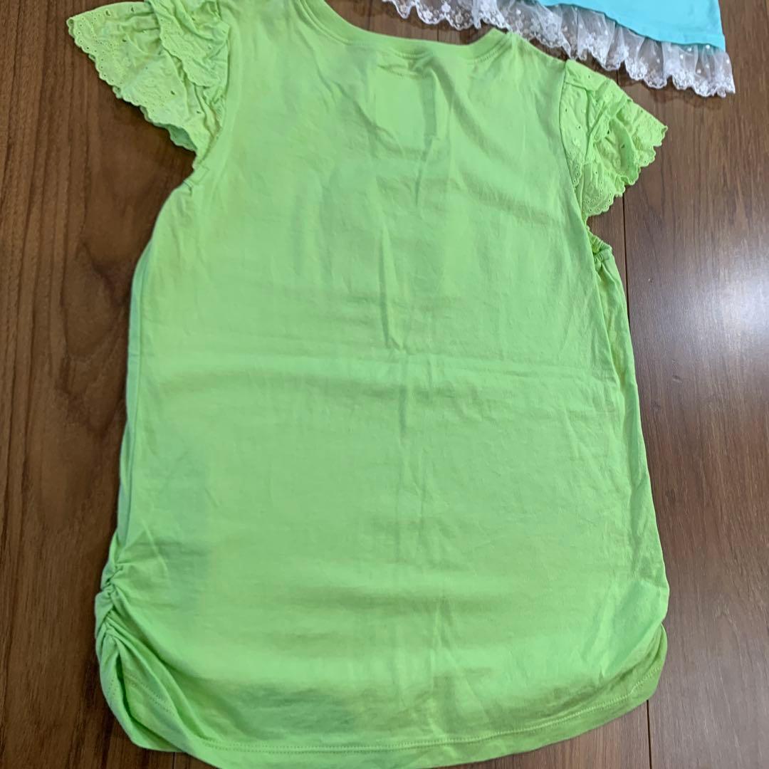 新品　美品　カラフル　ミキハウス　Tシャツ　140 リーナちゃん　ドレス　リボン