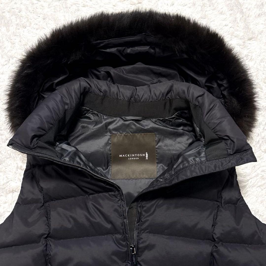 美品✨MACKINTOSH LONDON フォックスファー 3wayダウンベスト