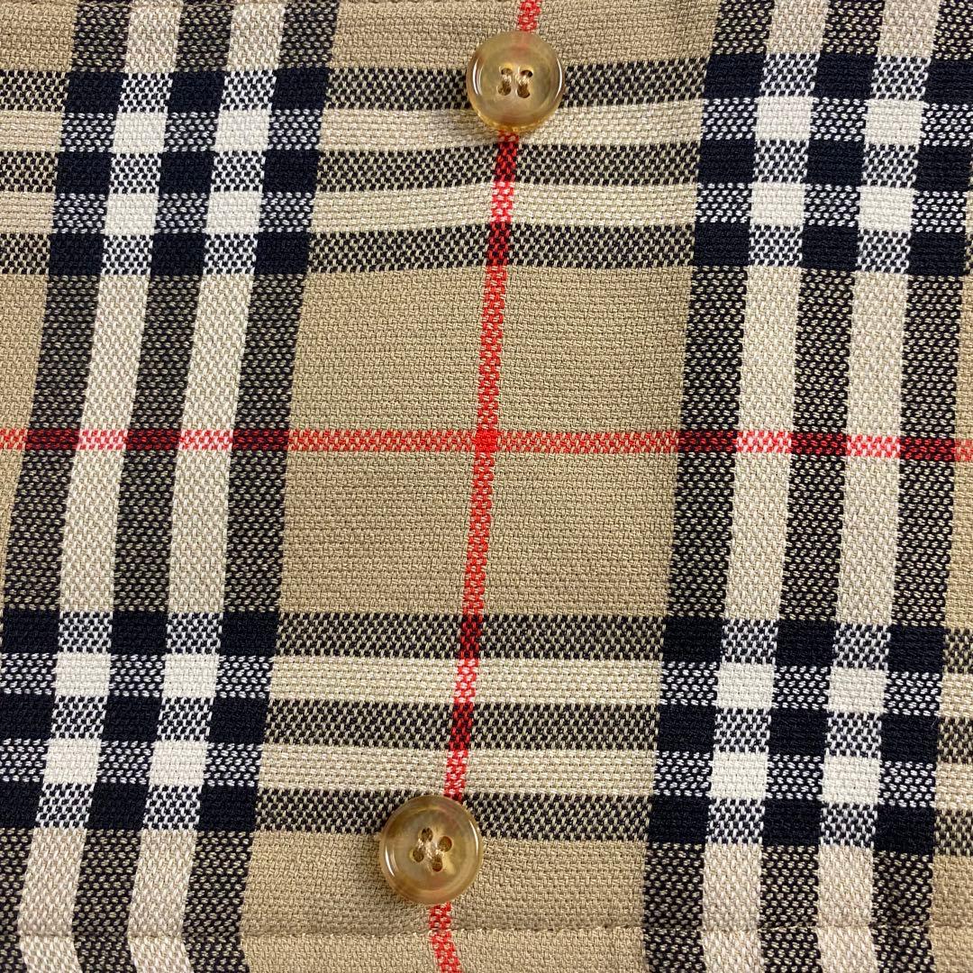 【未使用☆即売】バーバリー ノバチェック スカート プリーツ ベルト 現行 XS