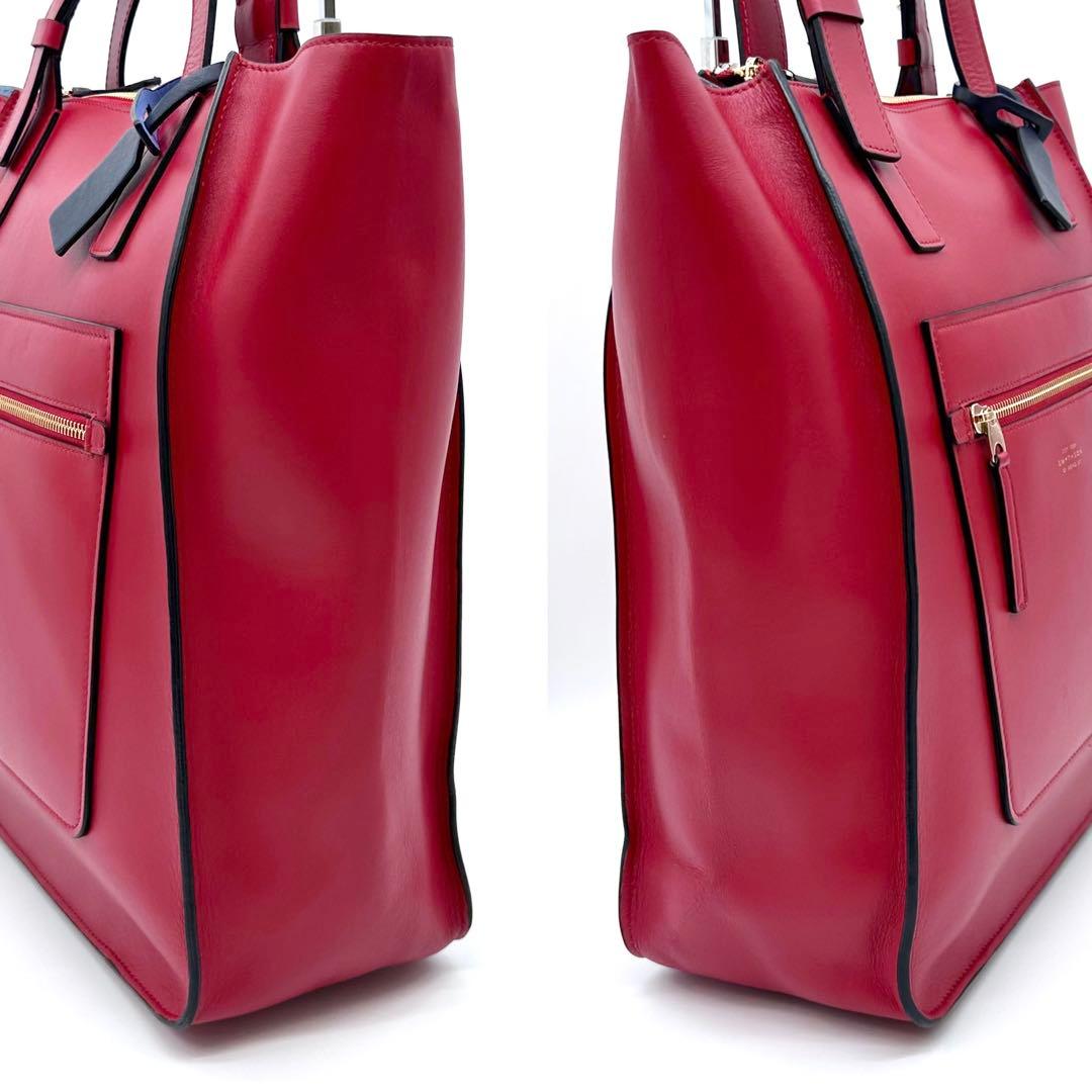 使用僅か✨スマイソン Hero レザー トートバッグ サイズ2way A4◎