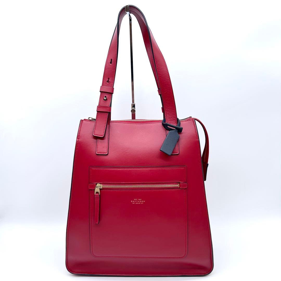 使用僅か✨スマイソン Hero レザー トートバッグ サイズ2way A4◎