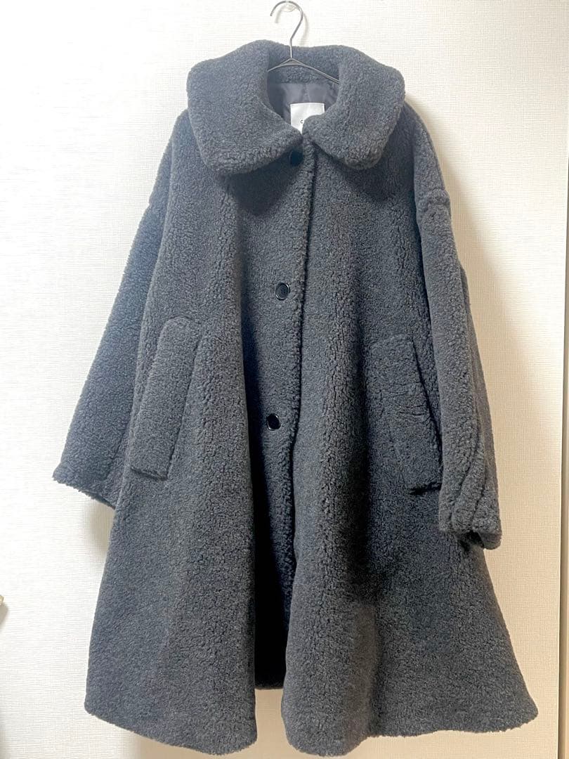 ジャケット・アウター clane VOLUME FLARE BOA COAT