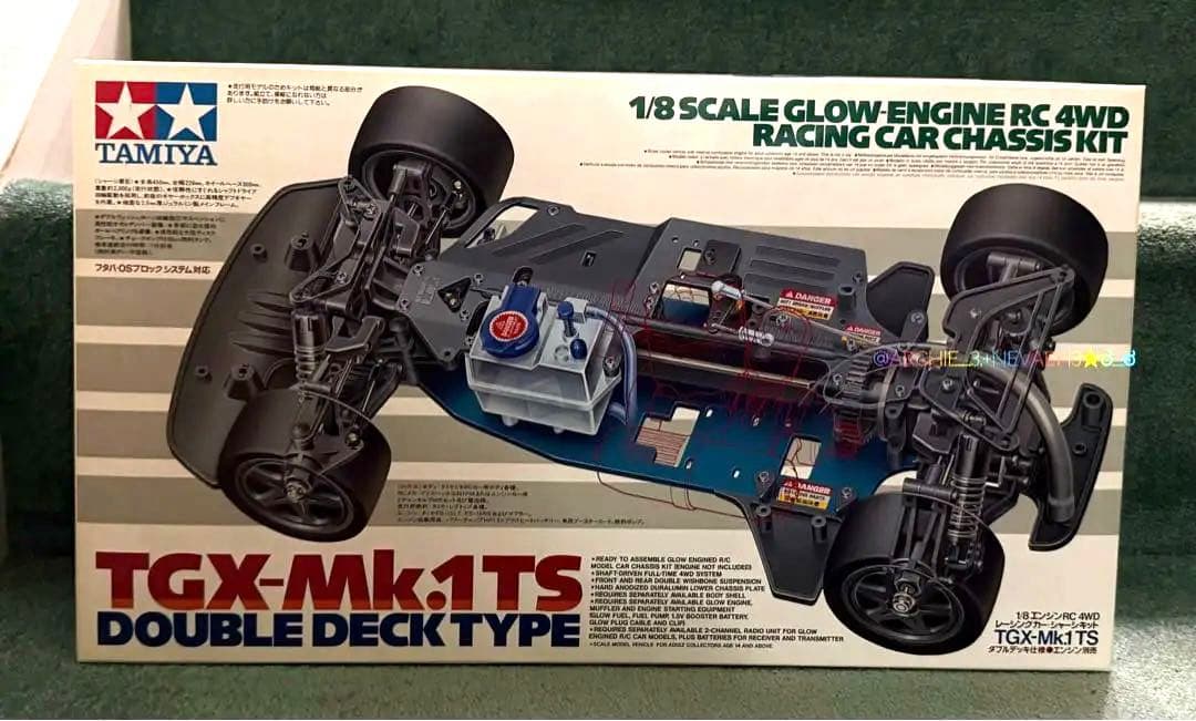 値下げ中★タミヤ◆TGX-Mk.1 TS ダブルデッキ仕様 1/8 エンジンRC