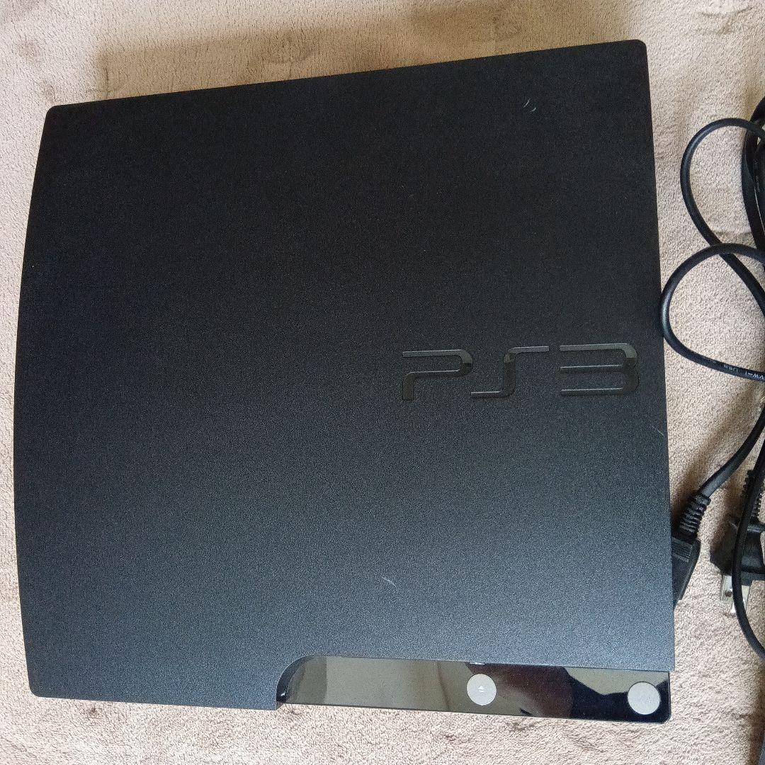 PS3 本体 コントローラー2個 箱あり ソフト4本