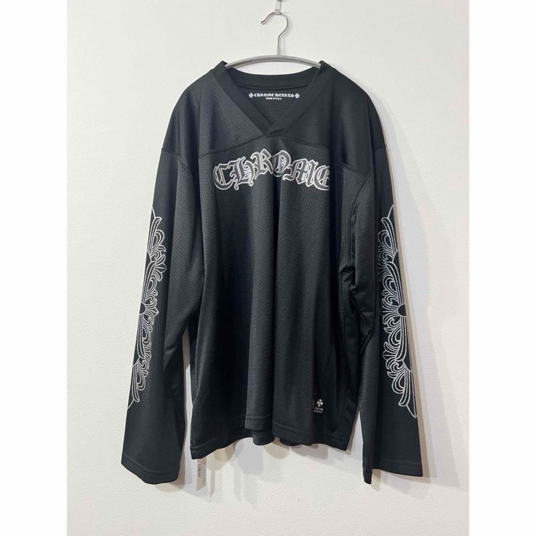 正規品XLサイズ クロムハーツ MESH WARM UP JERSEY