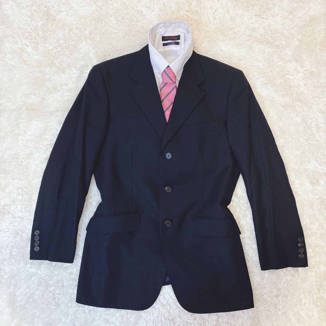 ポールスミス×DELFINO セットアップ スーツ 黒 M SUPER120