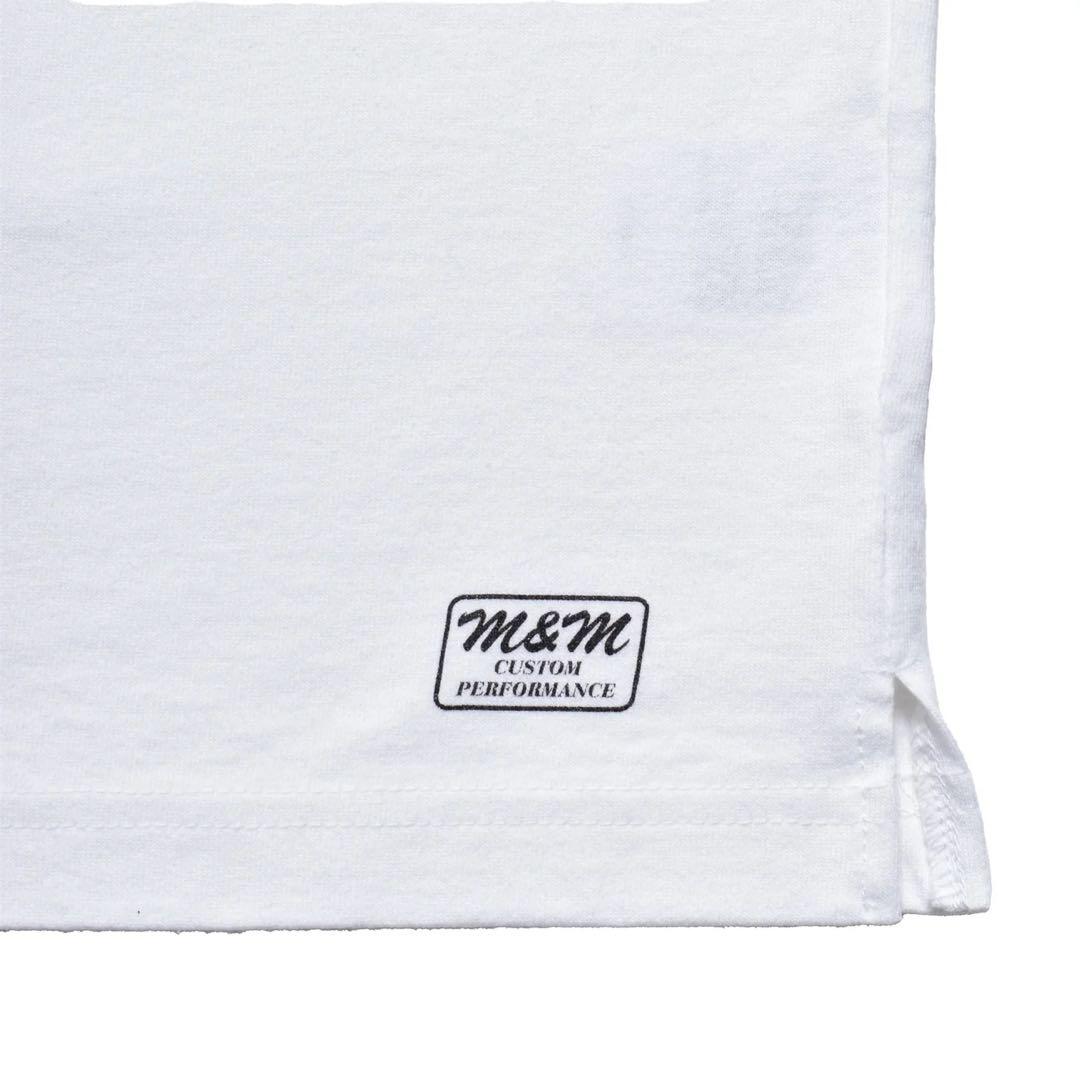 【zonda1815】マインデニムTシャツ　ホワイト&ブラック