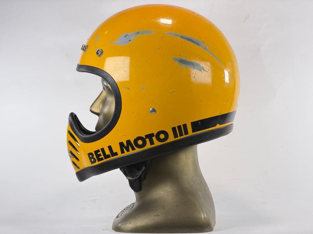 Bell Motn3 黄 イエロー ビンテージヘルメット　フルフェイス