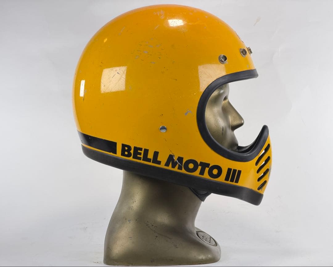 Bell Motn3 黄 イエロー ビンテージヘルメット　フルフェイス