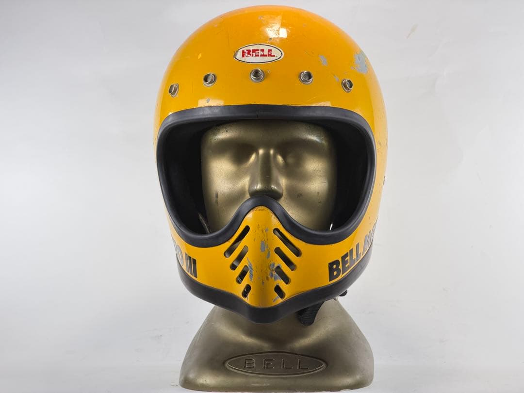 Bell Motn3 黄 イエロー ビンテージヘルメット　フルフェイス