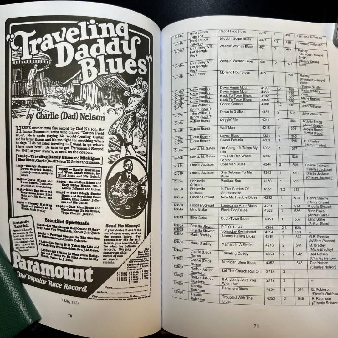 ディスコグラフィー◎PARAMOUNT 12000/13000 SERIES