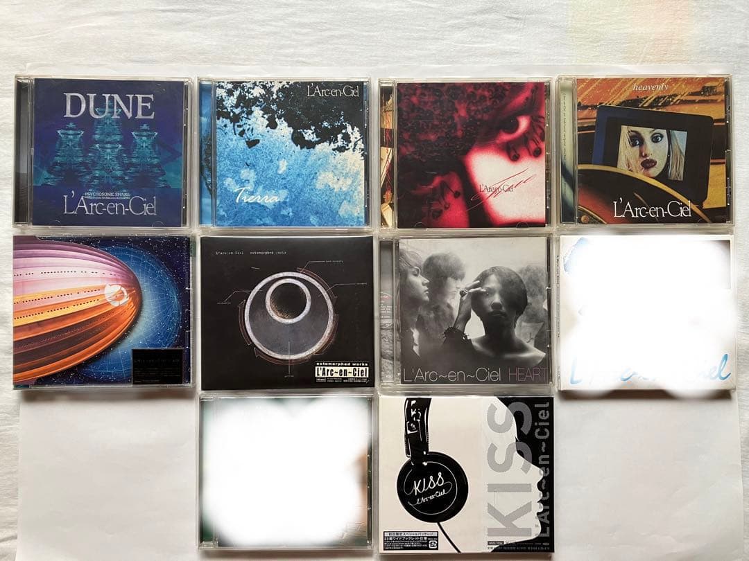 ラルク　L'Arc〜en〜Ciel 90年代　00年 アルバム8枚　DUNE 他