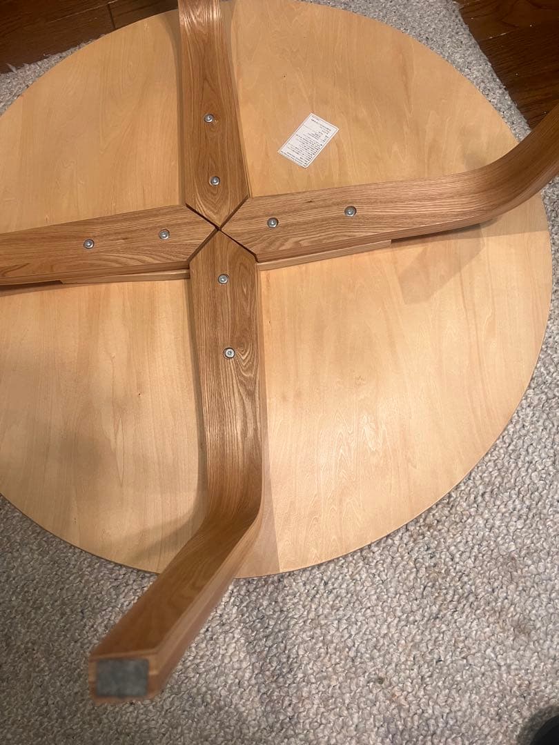 イームズ コーヒーテーブル リプロダクト CTW プライウッド 丸テーブル 円形