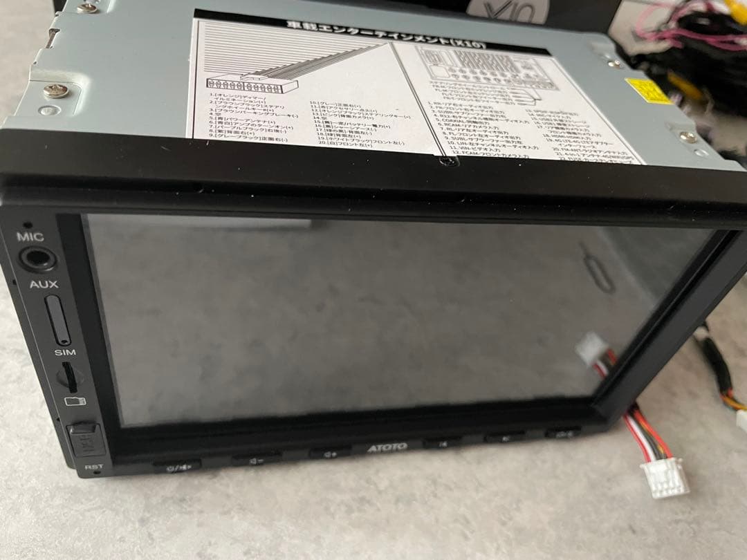 ATOTO X10 X10G2A7E ダッシュカメラ リアビューカメラ付