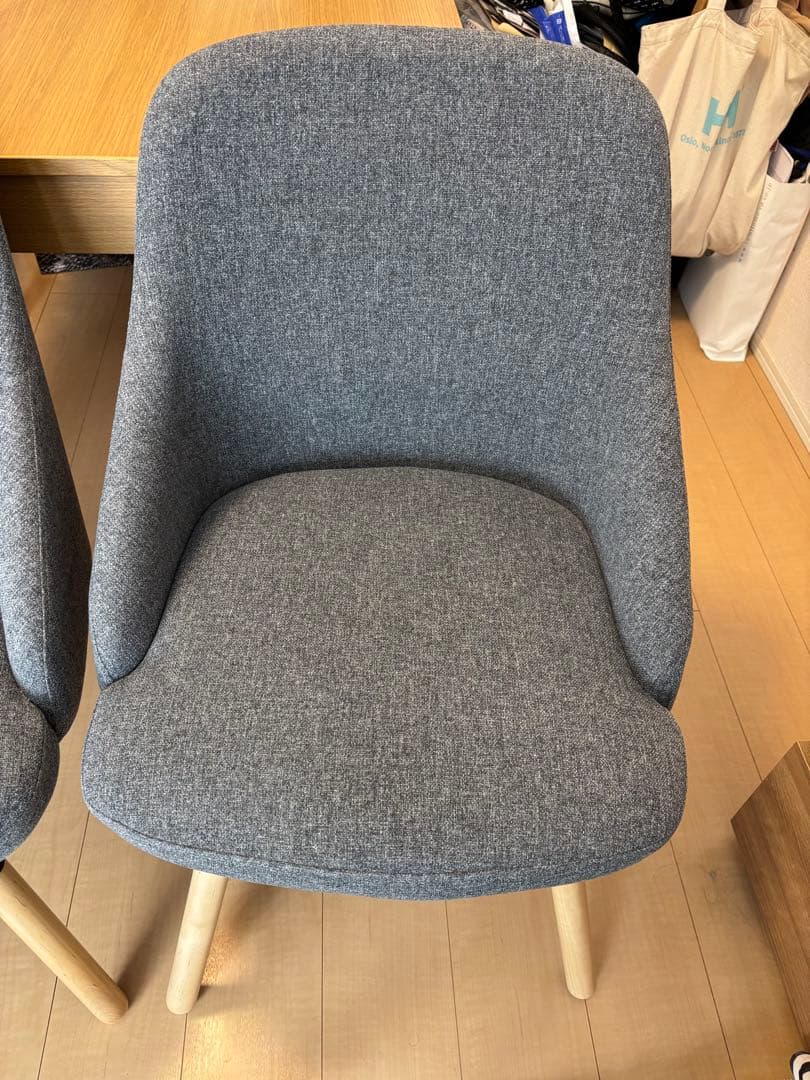 【値下げ交渉可】IKEA ヤンオロフ　グレー　2脚