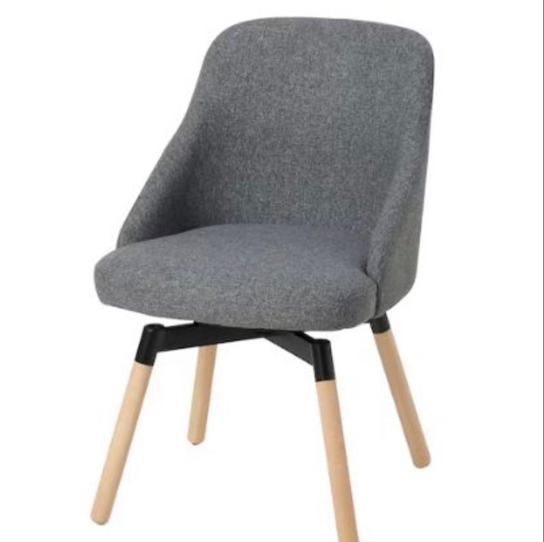 【値下げ交渉可】IKEA ヤンオロフ　グレー　2脚