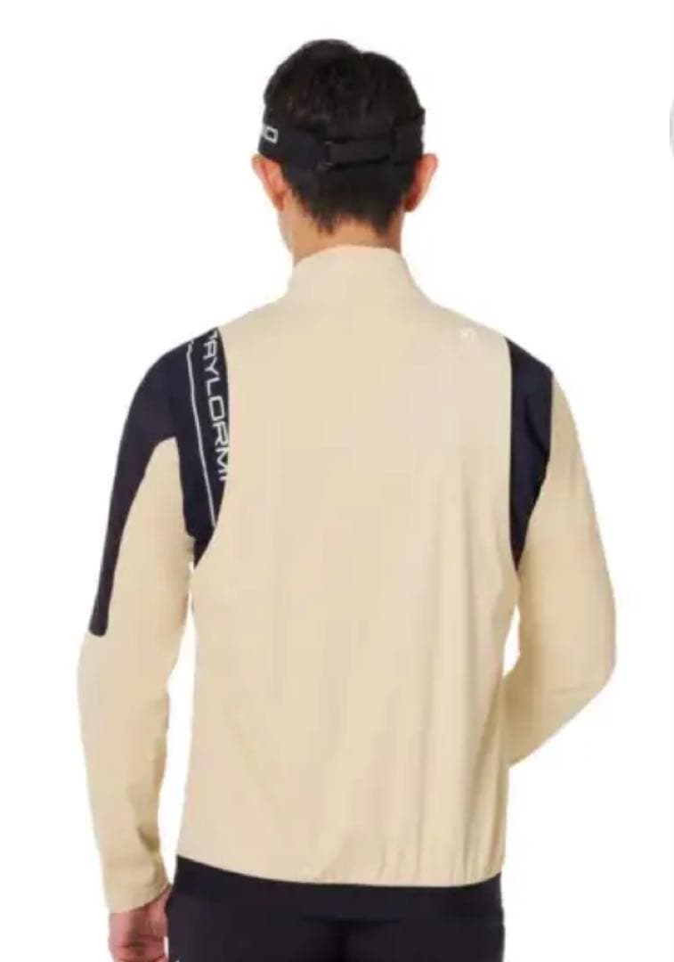 TaylorMade ゴルフジャケット ベージュ/黒