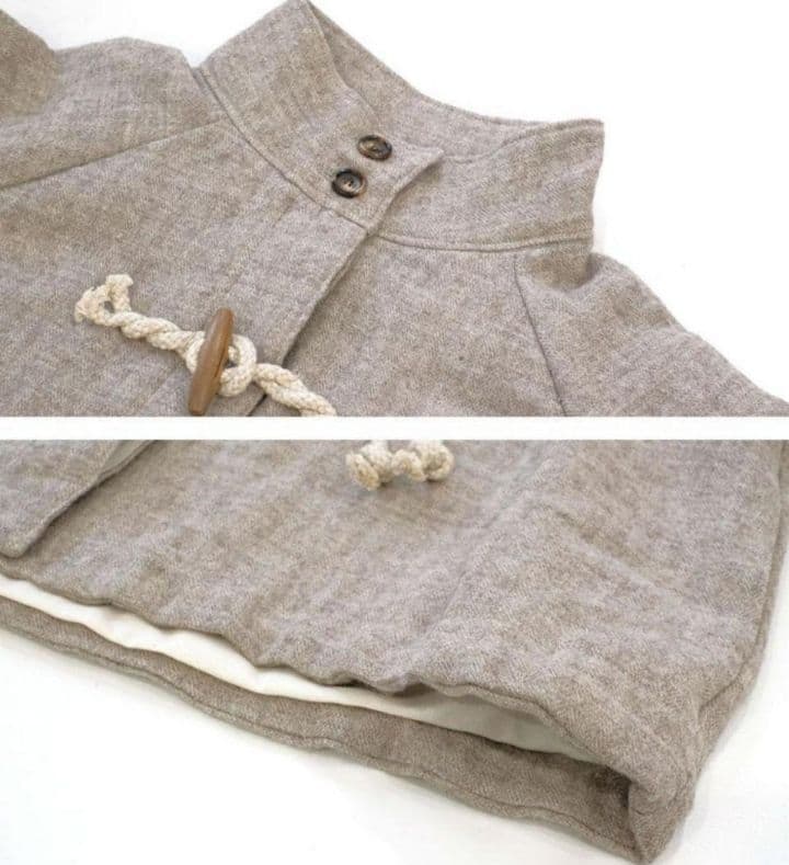 も*も様 【新品】tumuguツムグ シェットランドウールリネンヘリンボンショー