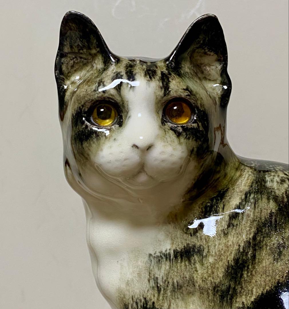 モデルNo.22 ウィンスタンレイキャット　初期作品　見返り猫　貫入無し❣️