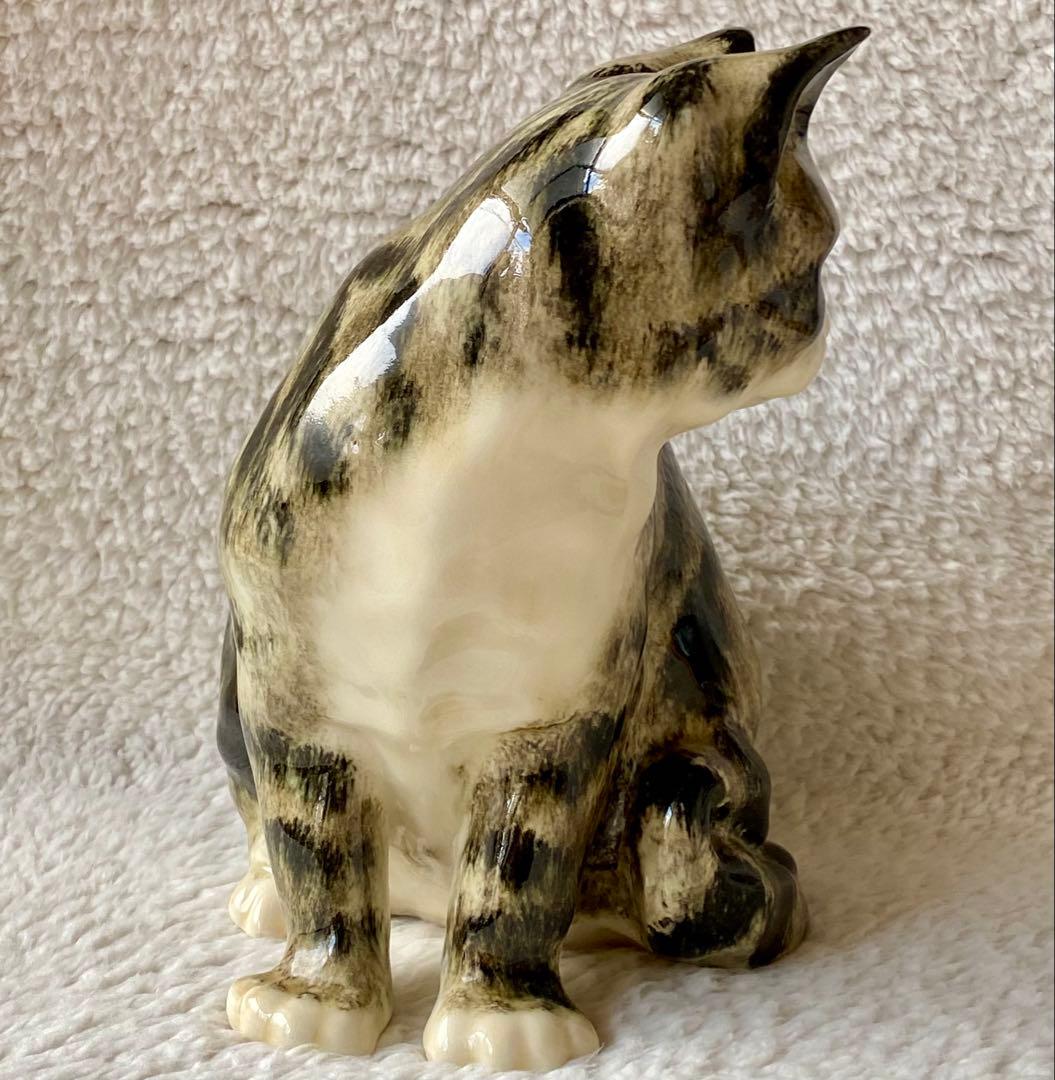 モデルNo.22 ウィンスタンレイキャット　初期作品　見返り猫　貫入無し❣️