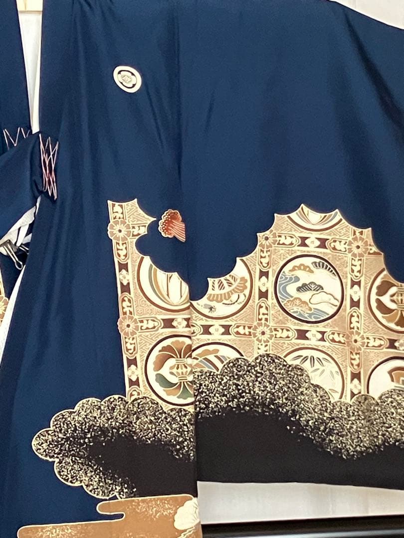 お宮参り、七五三用 男児祝い着、長襦袢付き、袴セットNo510F