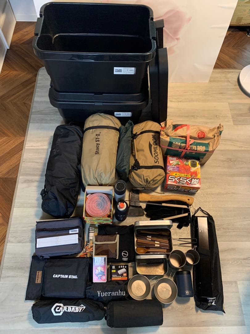 キャンプ用品セットテントコットタープ/ogawa captainstack