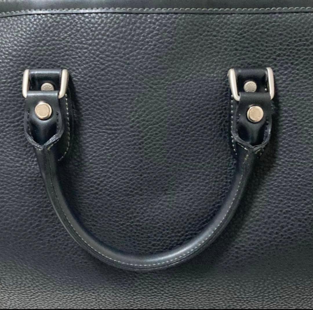 【新品】✨ピエール カルダン✨ボストンバッグ シボ革 ブラック 黒 2way