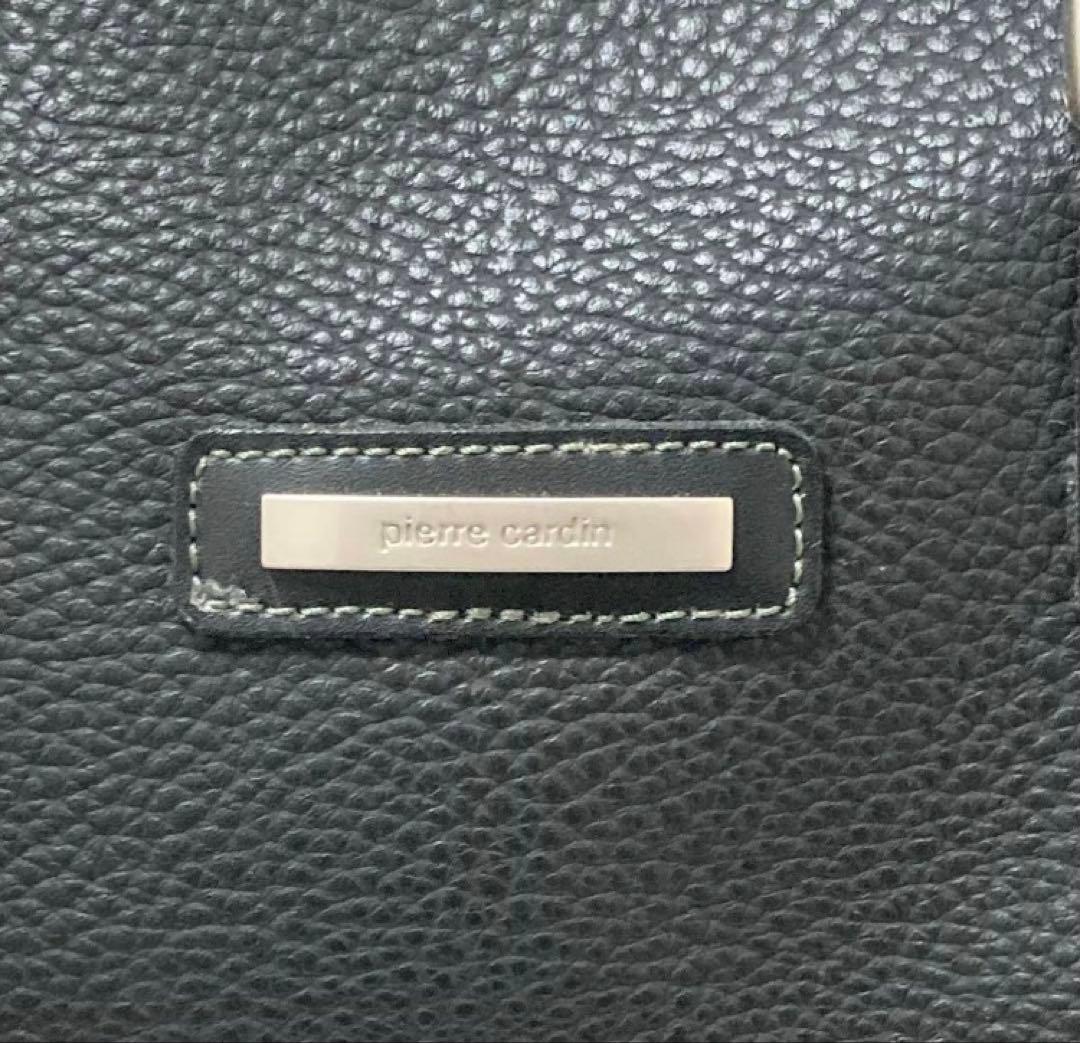 【新品】✨ピエール カルダン✨ボストンバッグ シボ革 ブラック 黒 2way