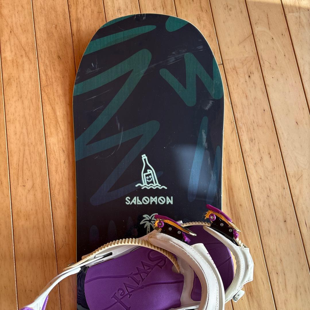 SALOMON スノーボード　BURTONブーツ　バックセット