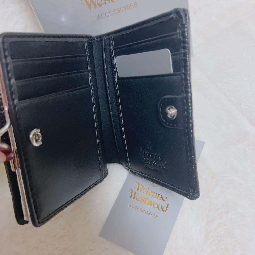 Vivienne Westwood ブラック 二つ折り財布