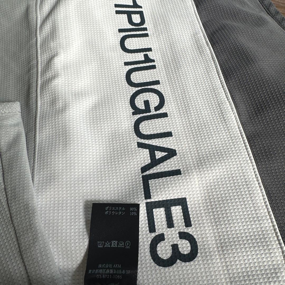 1PIU1UGUALE3 レディースシャツ ホワイト/グレー サイズI