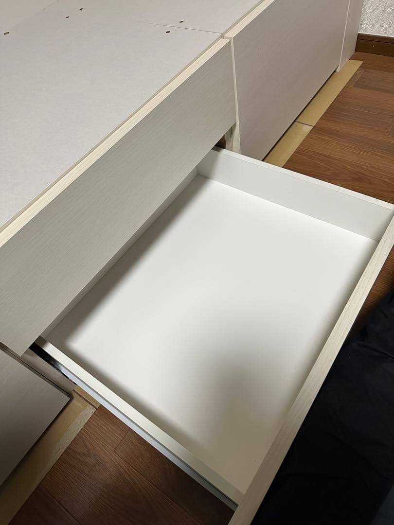 (直接引取のみです)ニトリ　ベッドフレーム　セミダブル　収納コンセントライト付き