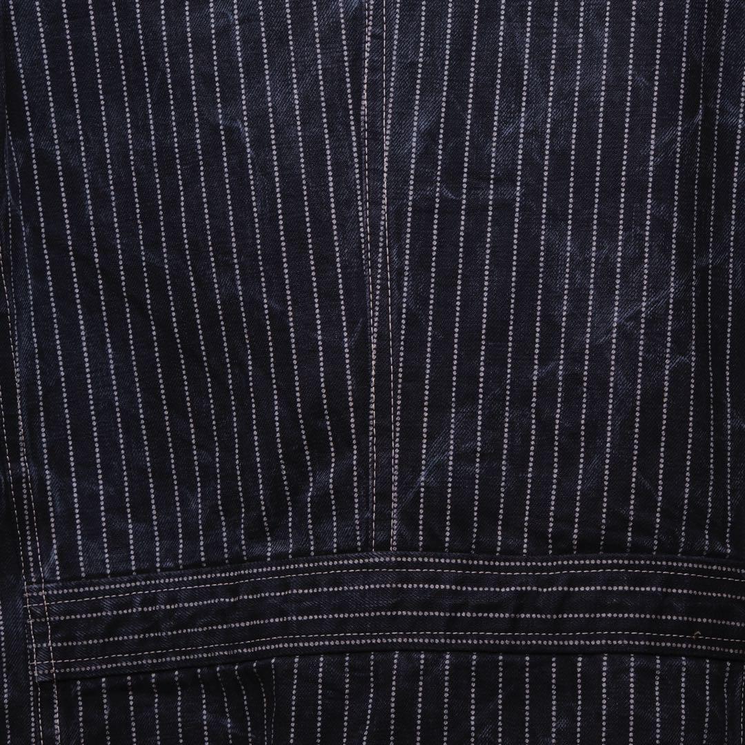 Sugar Cane ダークネイビー ストライプ カバーオール サイズ38