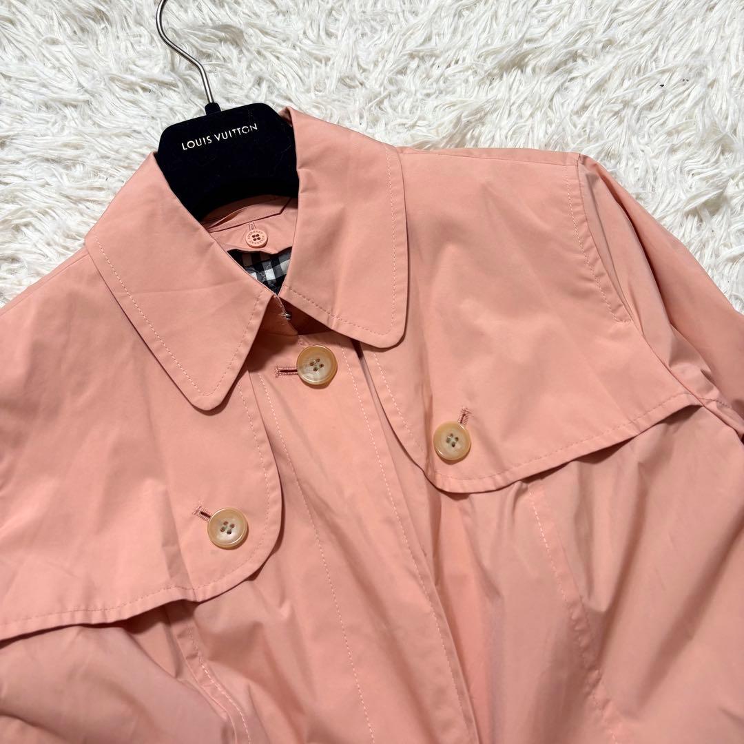 美品✨ バーバリー ロンドン　ライナー付ステンカラーコート　ベルト　ノバチェック