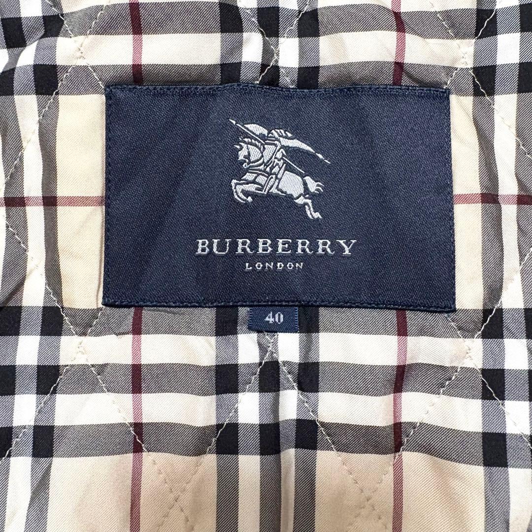 美品✨ バーバリー ロンドン　ライナー付ステンカラーコート　ベルト　ノバチェック