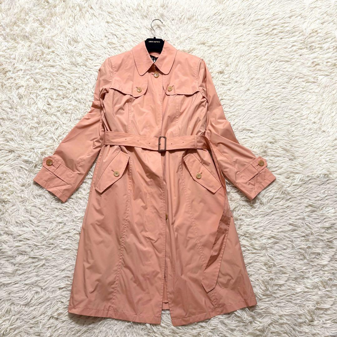 美品✨ バーバリー ロンドン　ライナー付ステンカラーコート　ベルト　ノバチェック