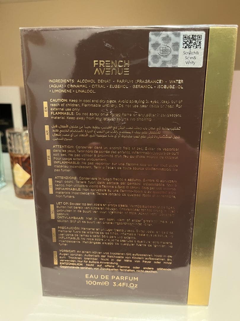 香水(男性用) French Avenue Liquid Brun 100ml
