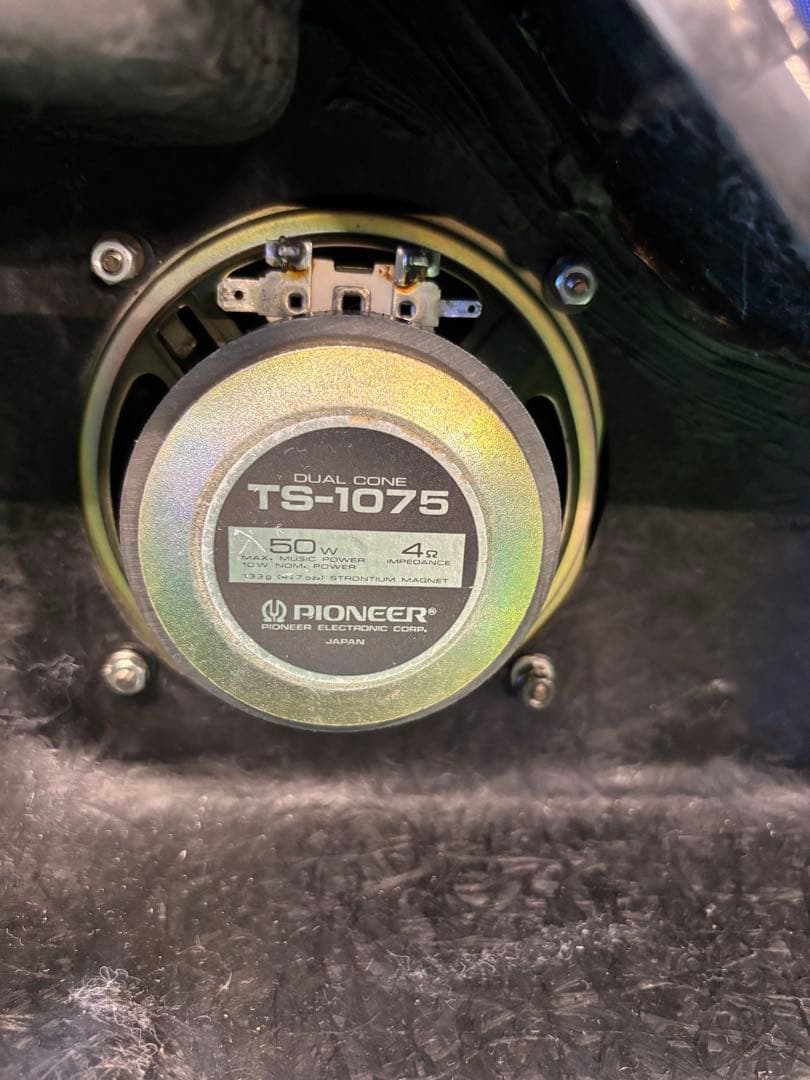 ローバーミニ用カロッツェリア スピーカー ➕ドアポケット2個セット 黒