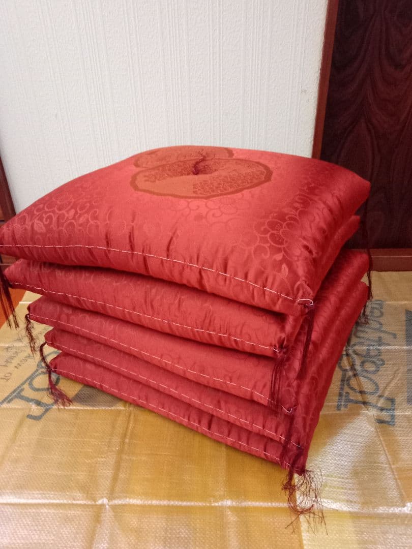 座布団　生地絹100% 京都西川　5枚組