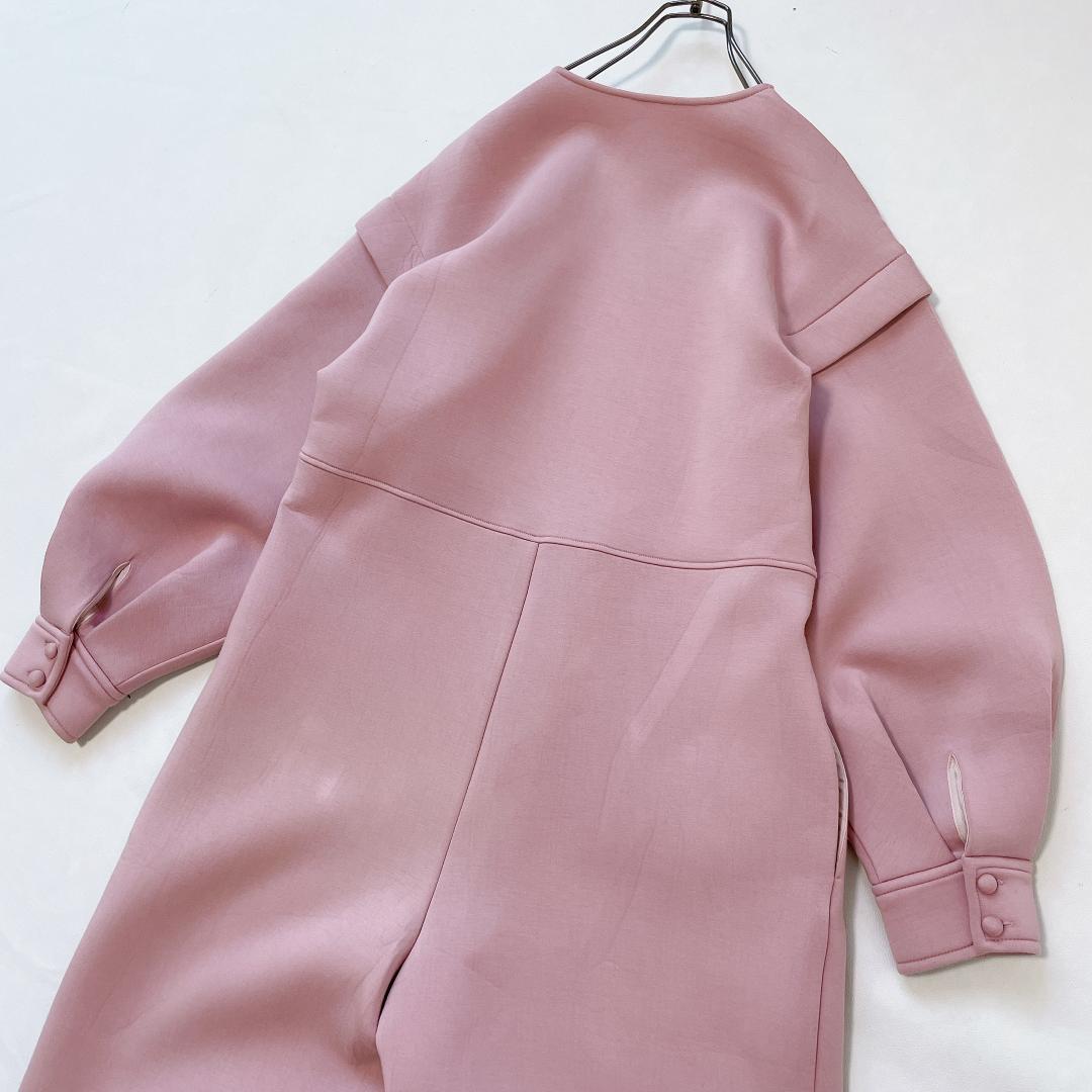 【美品】PERNA/ぺルナ　サロペット　ゆったり 美シルエット 体型カバー