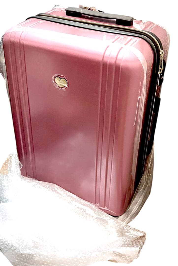 ★受注販売品★しまむら×青木美沙子 キャリーケース Mサイズ【ピンク色】