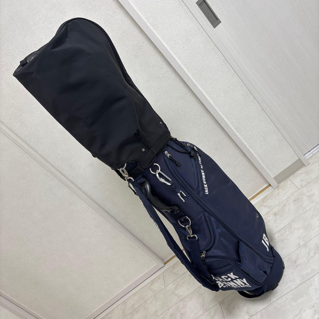 ジャックバニー JACK BUNNY キャディーバッグ ネイビー