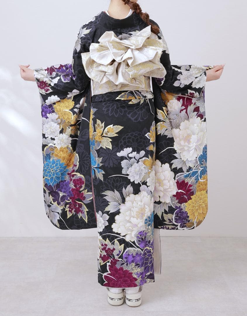 unotaco　振袖9点フルセット　草履バッグなし【886】