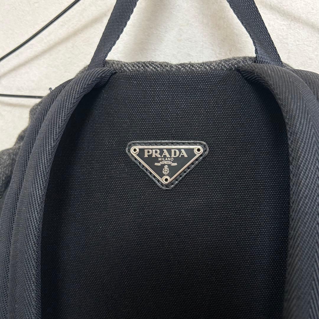 プラダ PRADA V135 初期型 フェルト 希少 三角プレート バックパック
